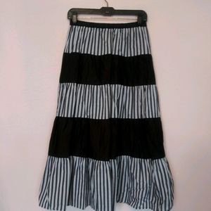 Who What Wear Ruffle Maxi Skirt